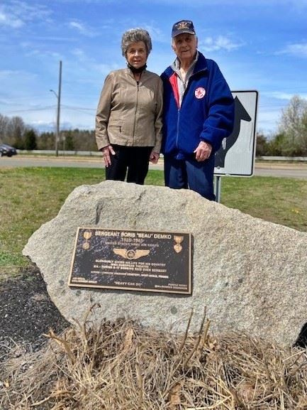 Sgt Boris Demko Memorial Sign Stone Island